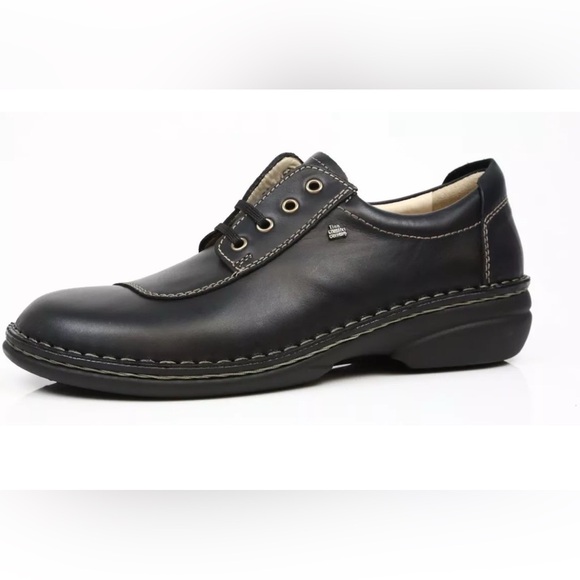 Finn Comfort Lexington Leather Black Oxfords size 41 D women’s 10. Men’s 8.5 - Picture 2 of 7